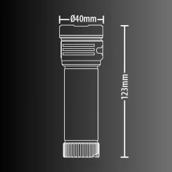 - Torche LED rechargeable USB-C, 2500 lumens - TO2500RIP-Xanlite