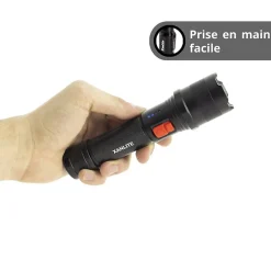 - Torche LED rechargeable USB-C, ou piles, 1000 lumens - TO1000RIP-Xanlite Online