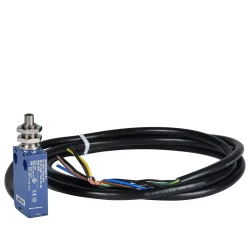 Xcmd21f0l1 Schneider - Interrupteur Fin De Course - Poussoir M12 Métal - 1no+1nf - Brusque - Câble 1m-Telemecanique Hot