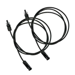 2x2m Allonge câble solaire 4mm² - MC4 - (Noir - Noir)^Staubli Clearance