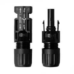 2x0,5m Allonge câble solaire 4mm² - MC4 - (Noir - Noir)^Staubli Discount